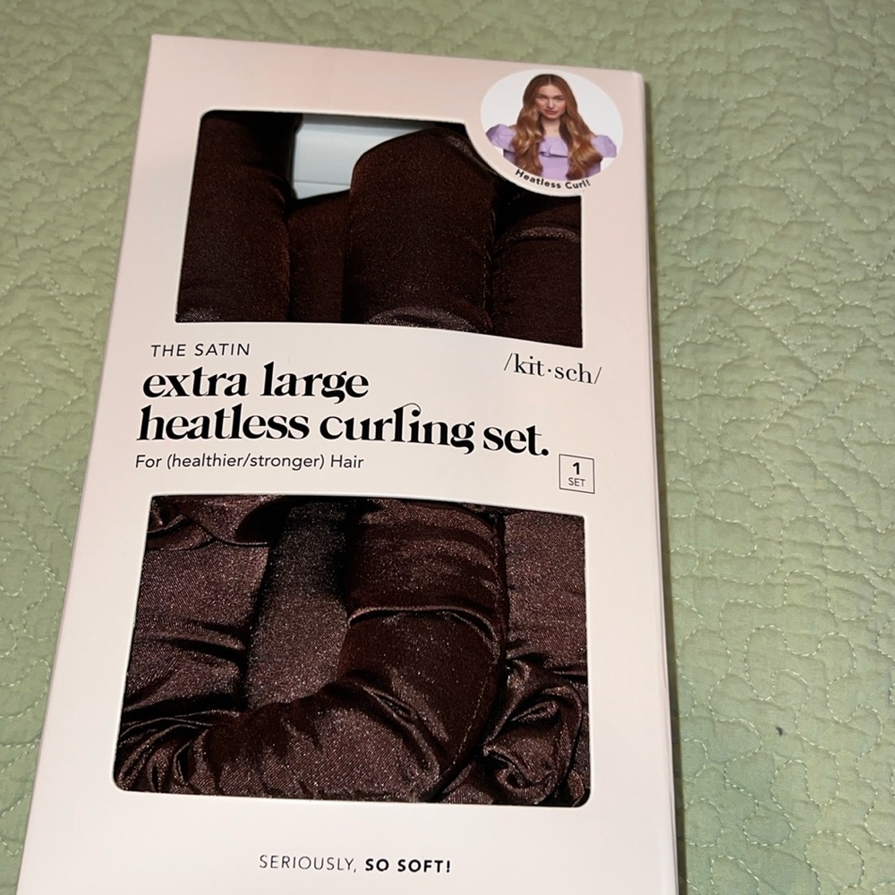 Heat less curling set